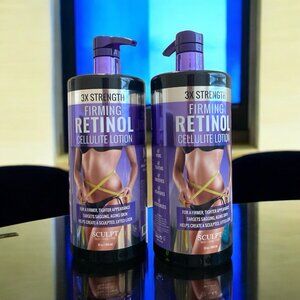 (2) Sculpt  Retinol Cellulite Firming Lotion w/Collagen Coconut 32oz each